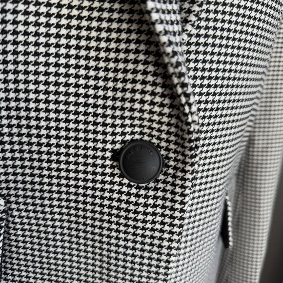 Rag & Bone Andre Black & White Check Houndstooth Blazer Jacket Size 4 - Picture 5 of 12